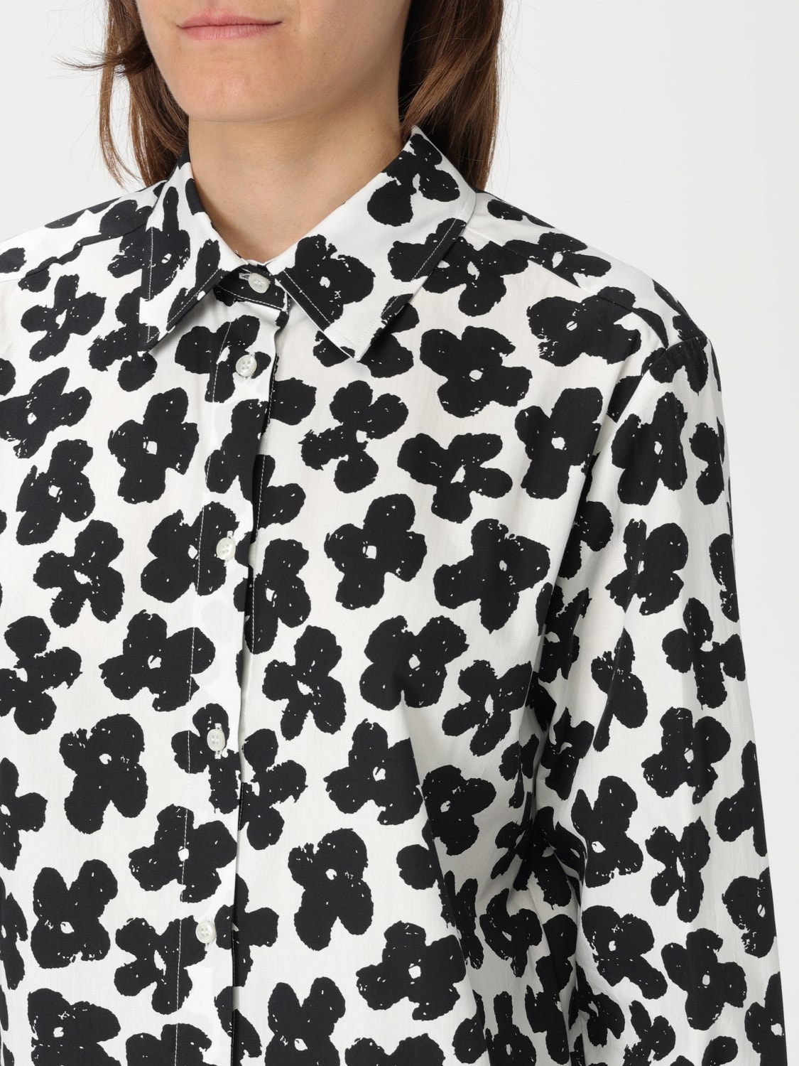 MSGM CAMISA: Camisa mujer MSGM, Negro - Img 4