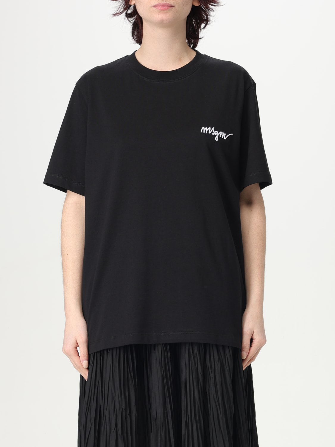 MSGM T-SHIRT: T-shirt femme MSGM, Noir - Img 1