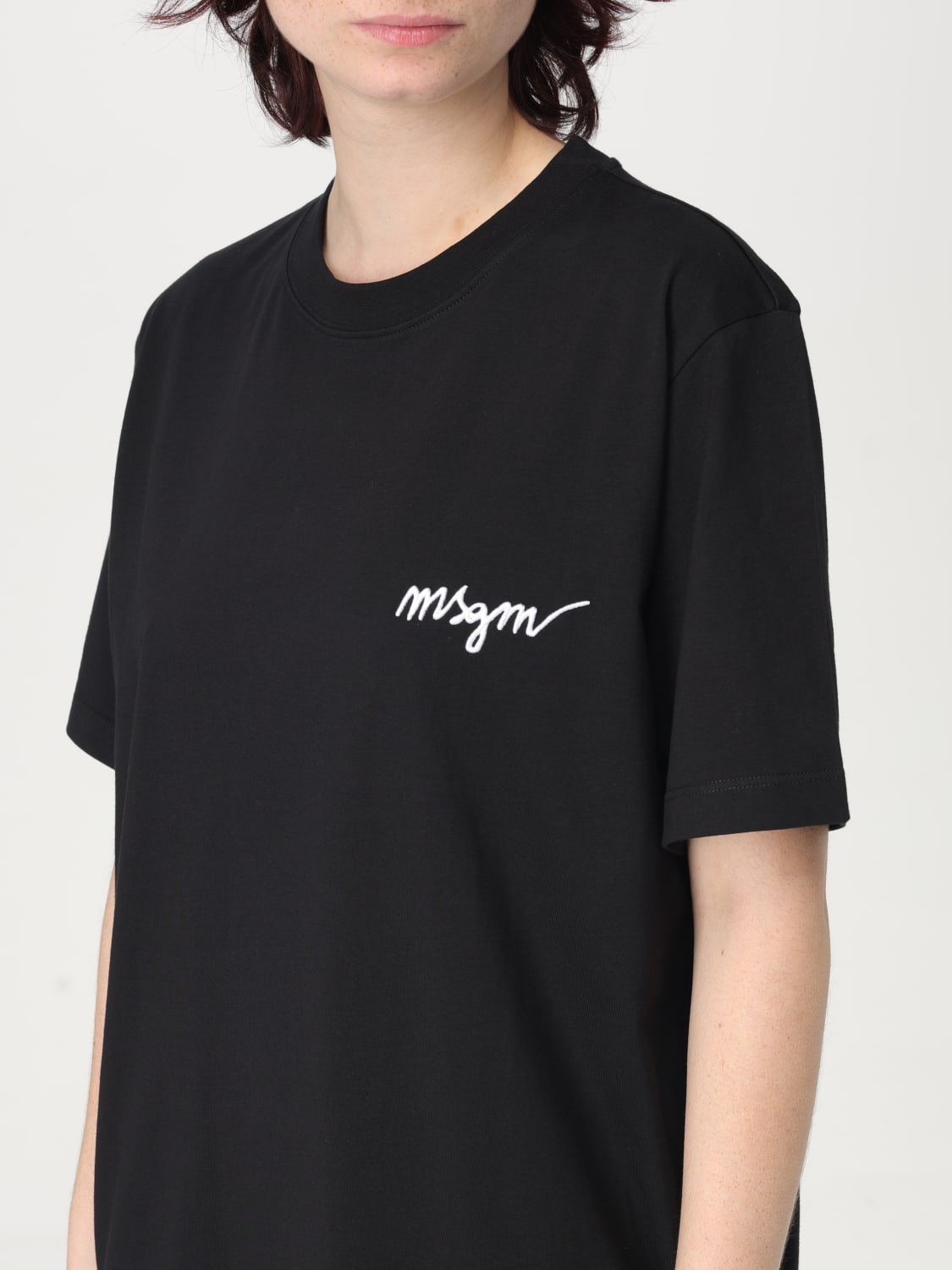 MSGM T-SHIRT: T-shirt femme MSGM, Noir - Img 3