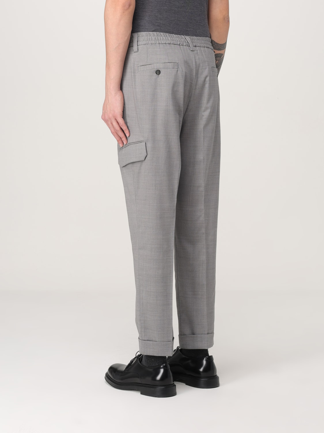 PAOLO PECORA PANTS: Pants men Paolo Pecora, Grey - Img 2