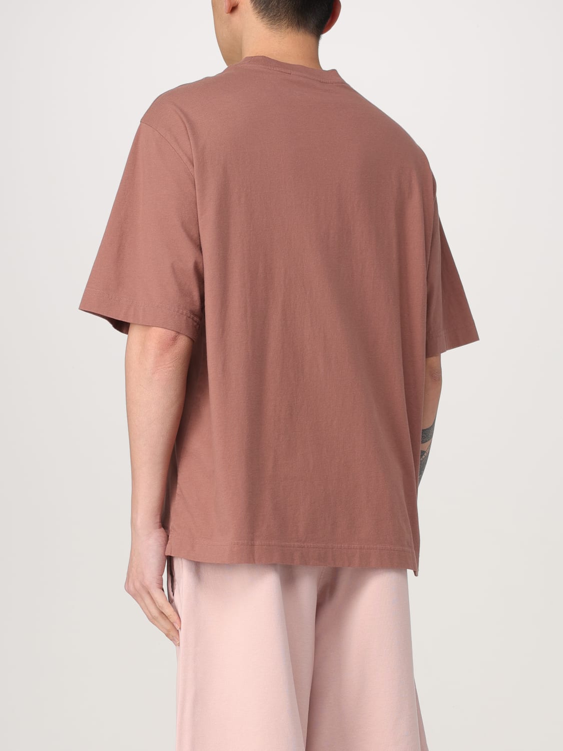 Tシャツ・カットソー MAISON KITSUNE Men T-shirt Brown OM00109KJ0008 0112 MAISON KITSUNÉ: T-shirt men - Brown | Maison Kitsuné t-shirt