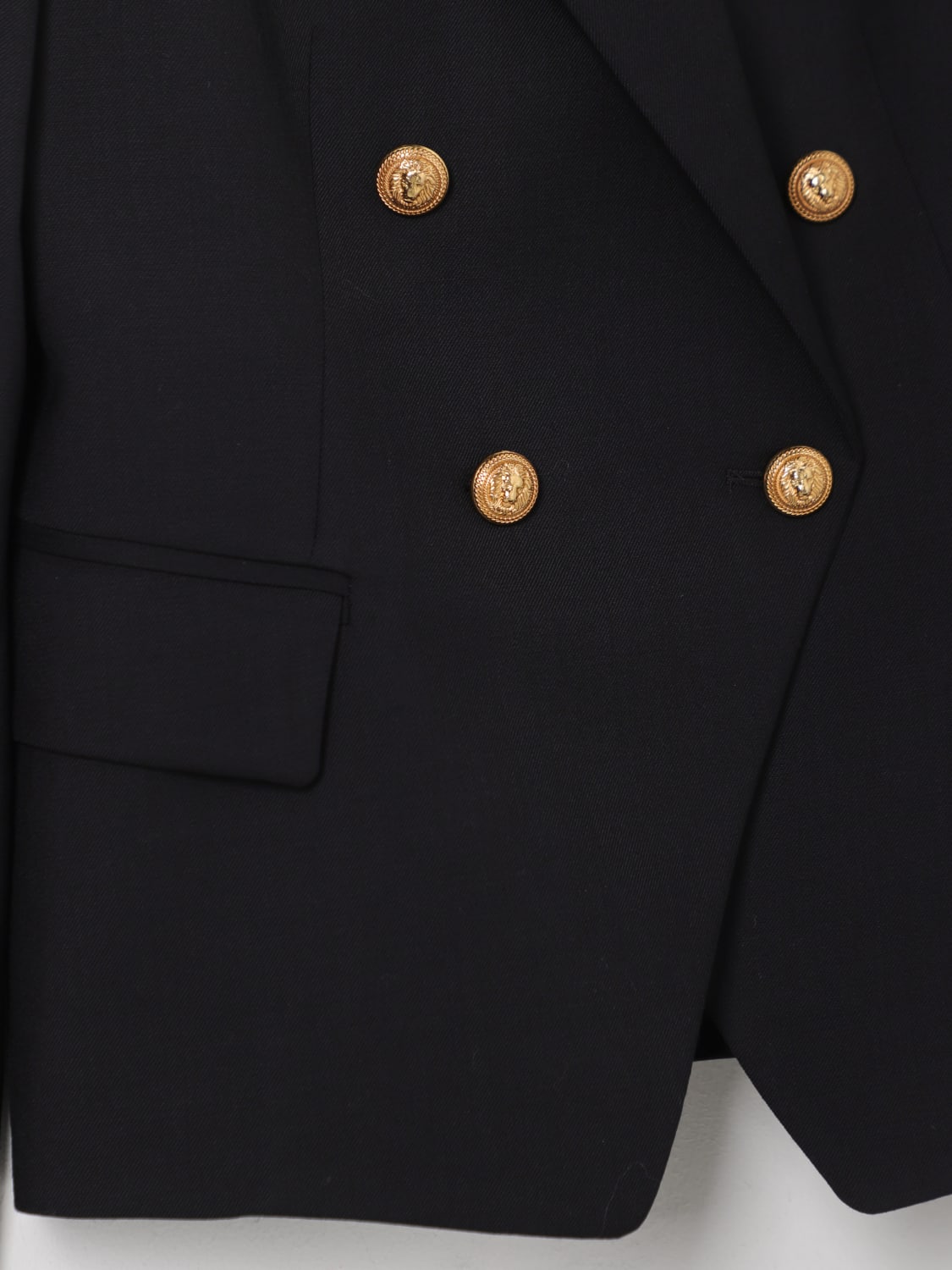 BALMAIN JACKE: Jacke kinder Balmain, Schwarz - Img 3