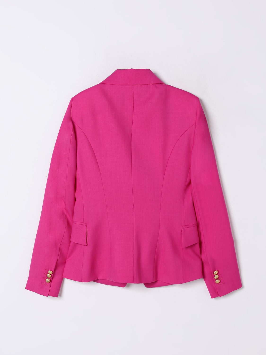 BALMAIN JACKET: Jacket kids Balmain, Raspberry - Img 2