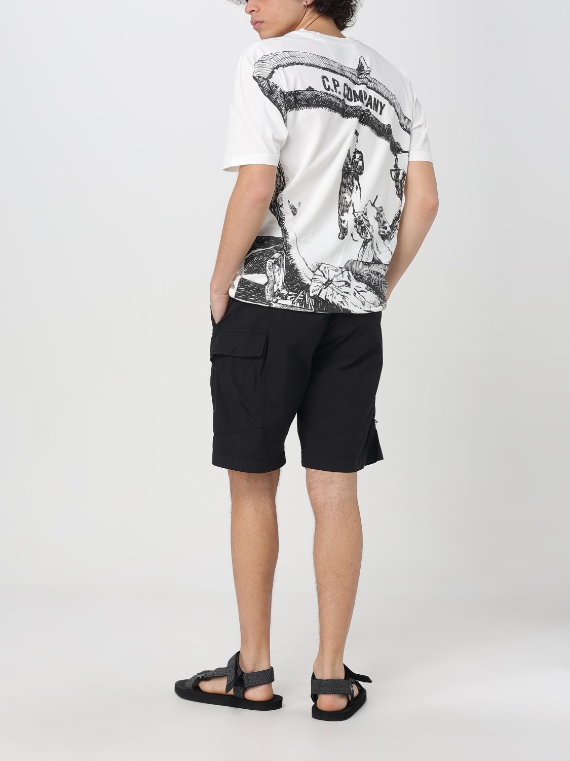 C.P. COMPANY SHORTS: Short men C.P. Company, Black - Img 2