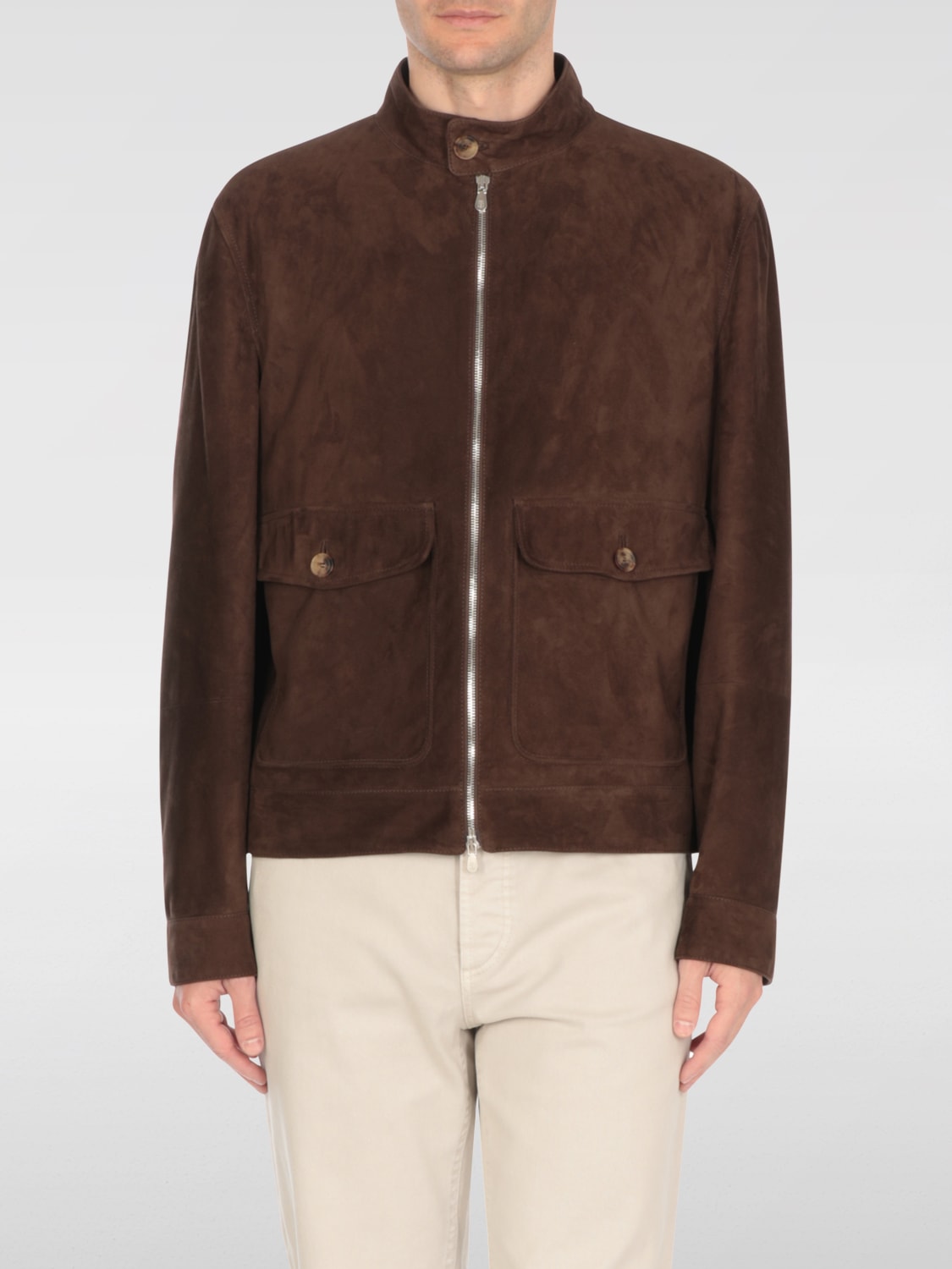 BRUNELLO CUCINELLI JACKET: Blazer men Brunello Cucinelli, Brown - Img 1