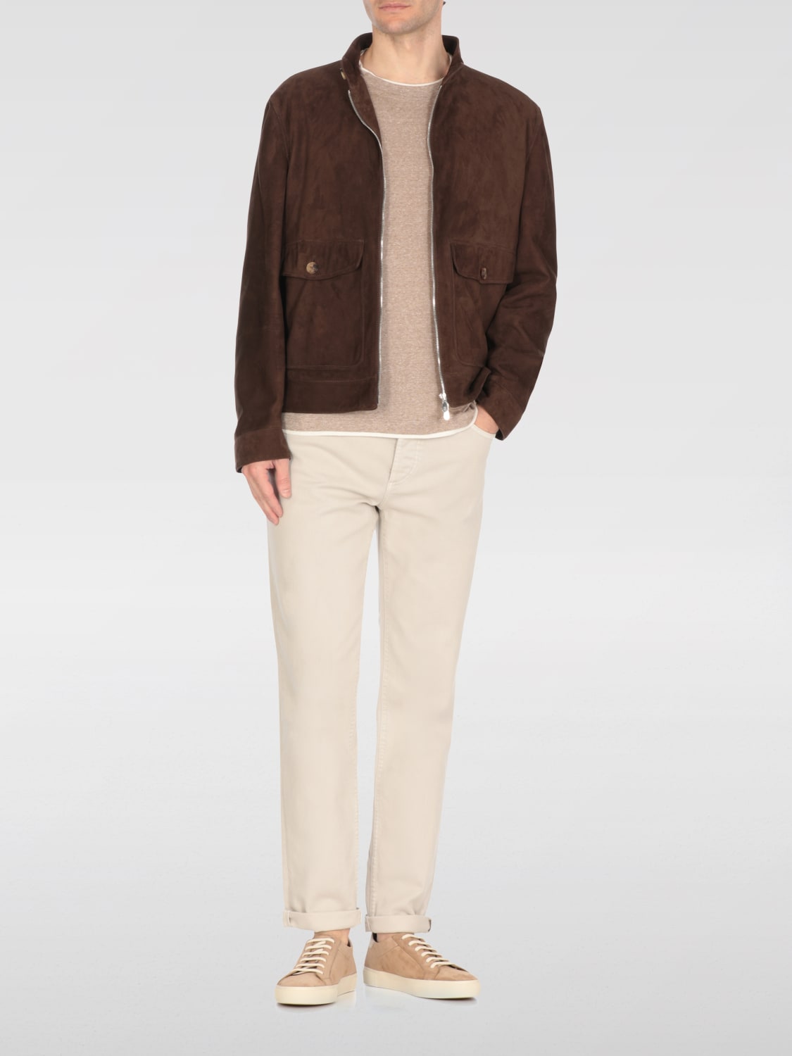 BRUNELLO CUCINELLI JACKET: Blazer men Brunello Cucinelli, Brown - Img 2