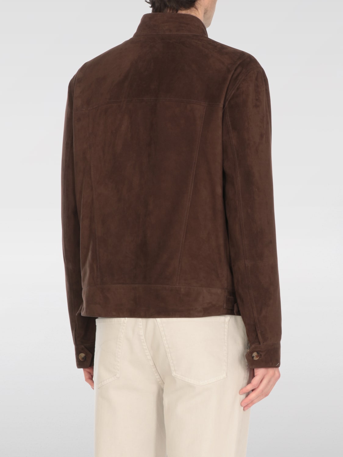 BRUNELLO CUCINELLI JACKET: Blazer men Brunello Cucinelli, Brown - Img 3
