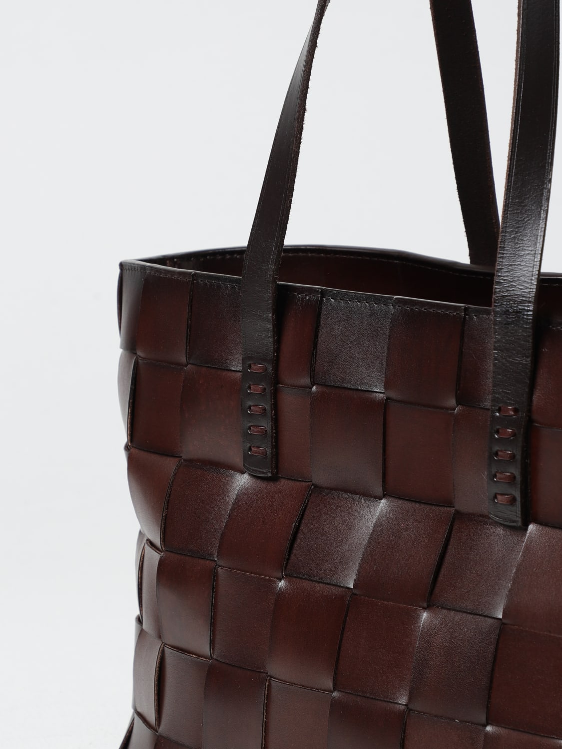 DRAGON DIFFUSION TRAGETASCHE: Handtasche damen Dragon Diffusion, Braun - Img 3