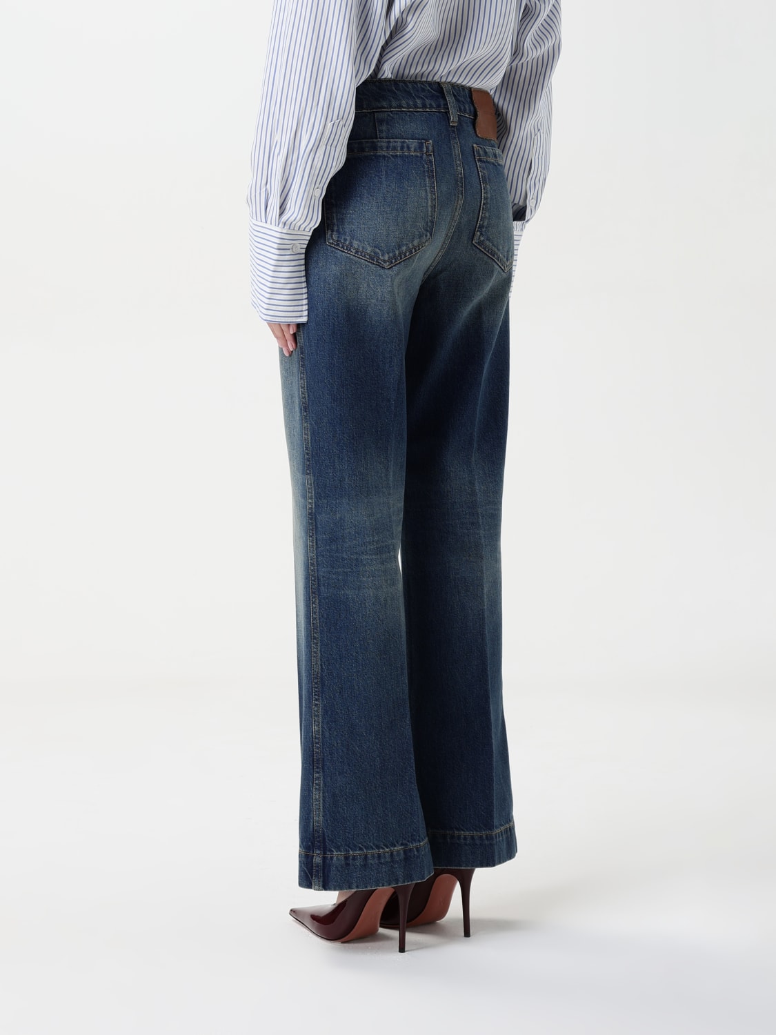VICTORIA VICTORIA BECKHAM JEANS: Jeans Victoria Victoria Beckham in denim , Blue - Img 3