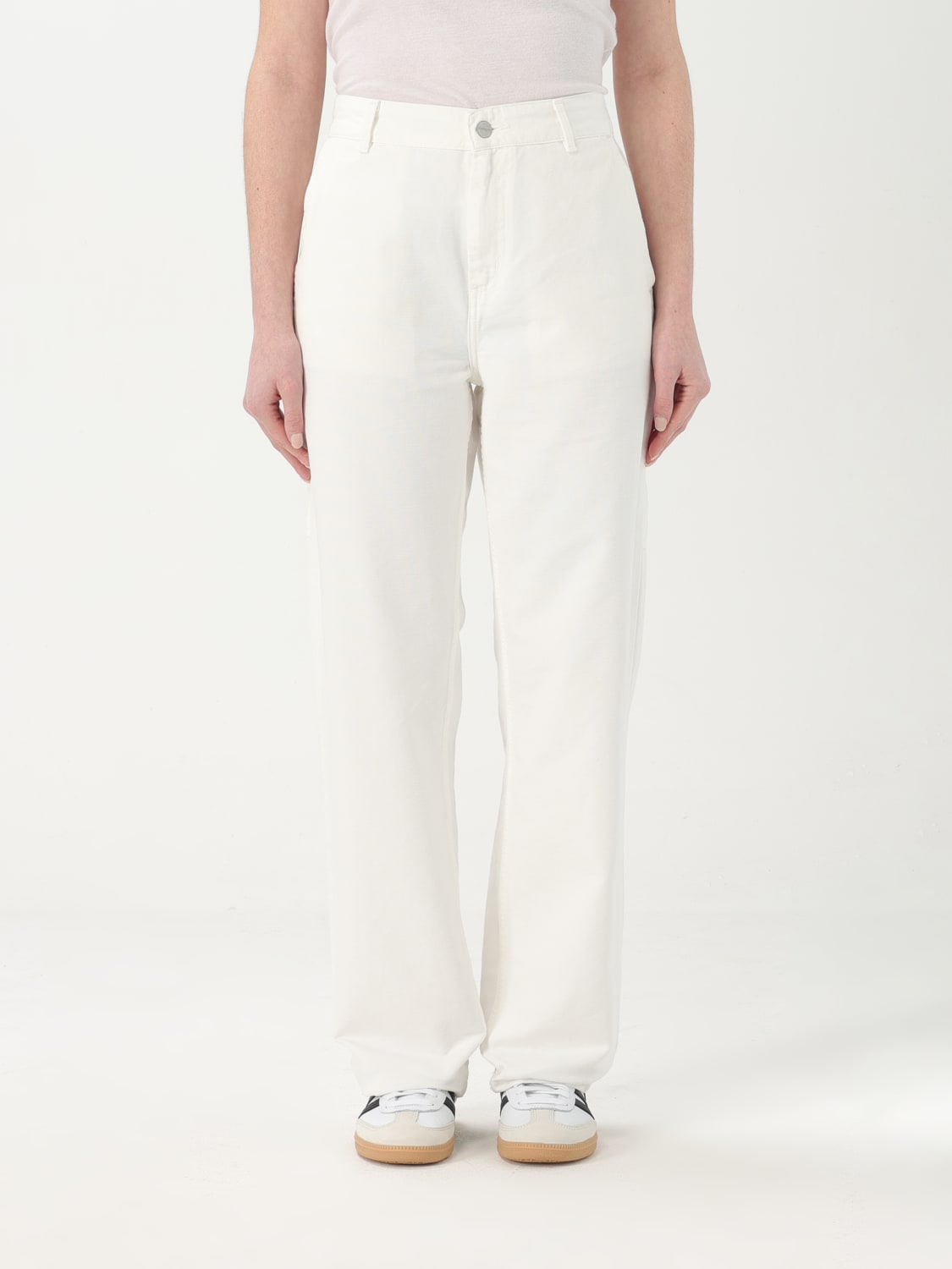 CARHARTT WIP JEANS: Jeans Carhartt Wip in denim , Bianco - Img 1