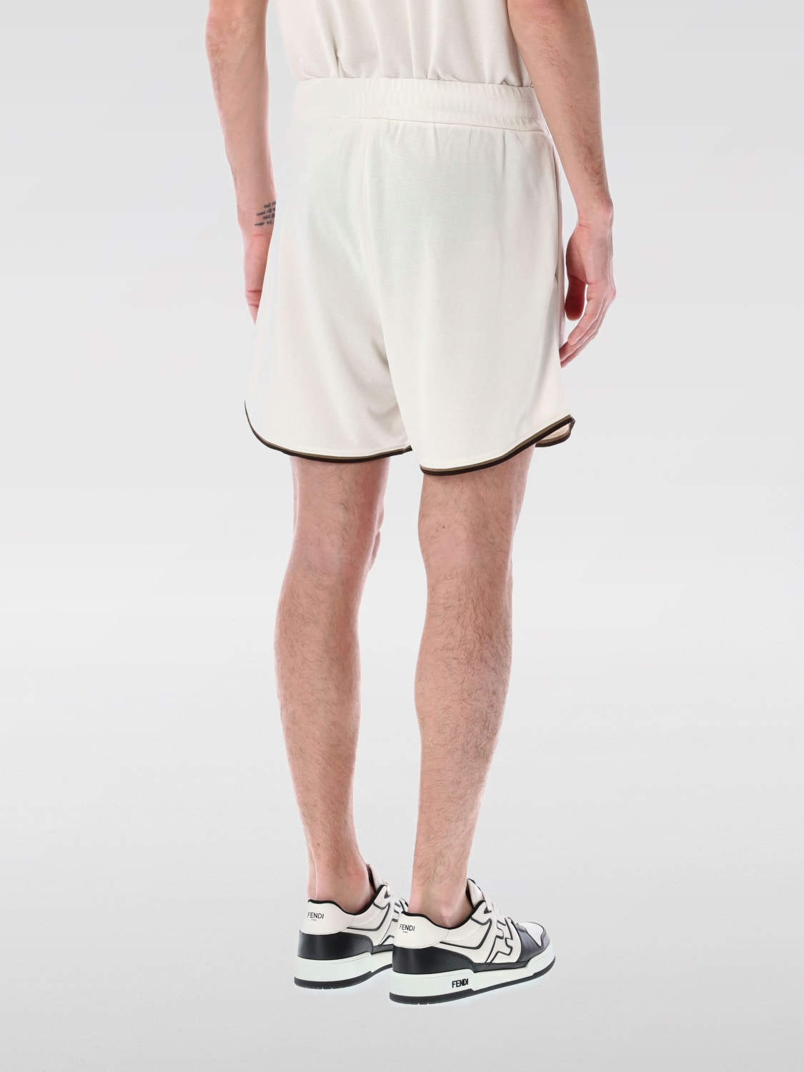FENDI PANTALONES CORTOS: Pantalón hombre Fendi, Blanco - Img 2