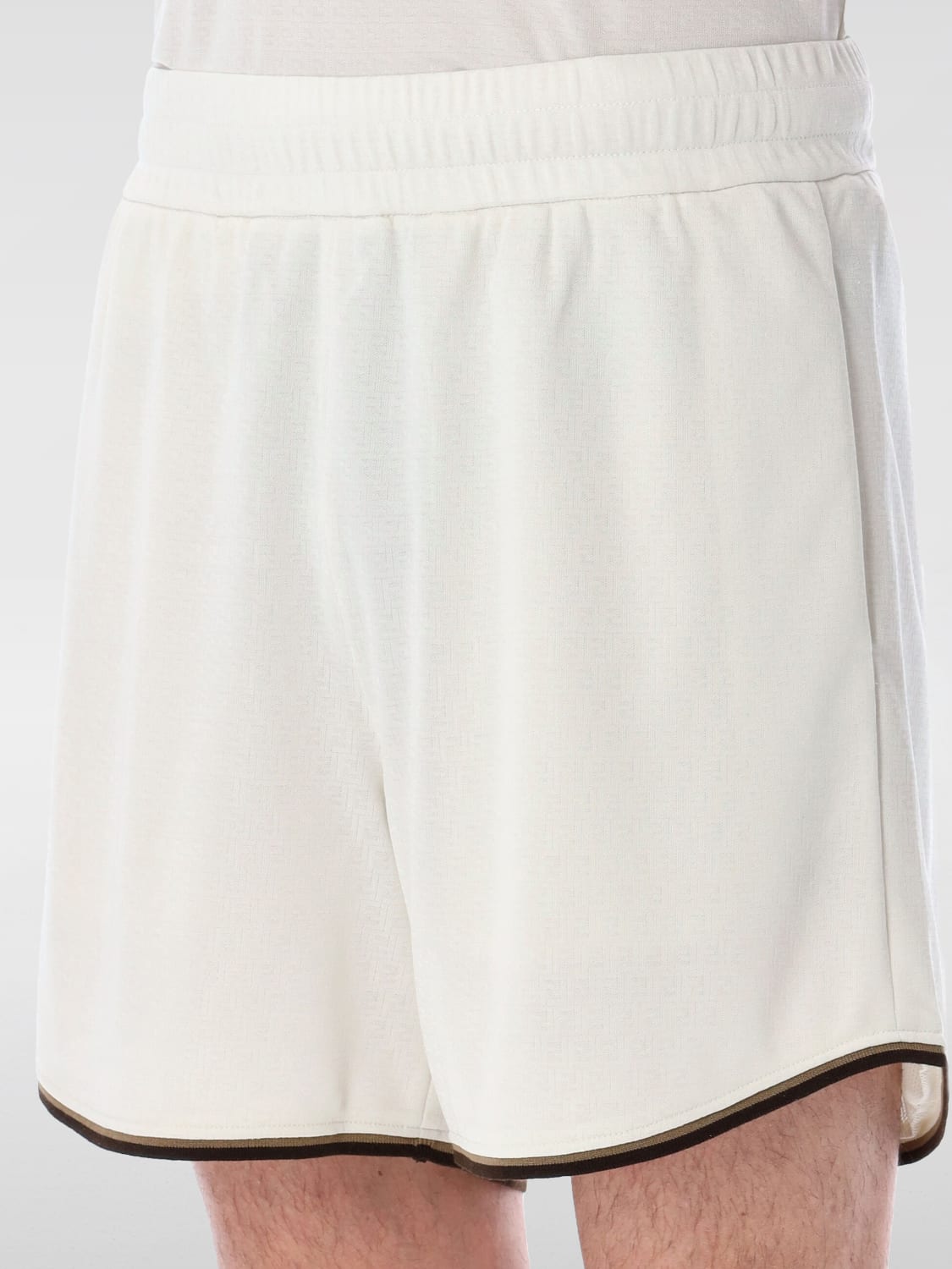 FENDI PANTALONES CORTOS: Pantalón hombre Fendi, Blanco - Img 3
