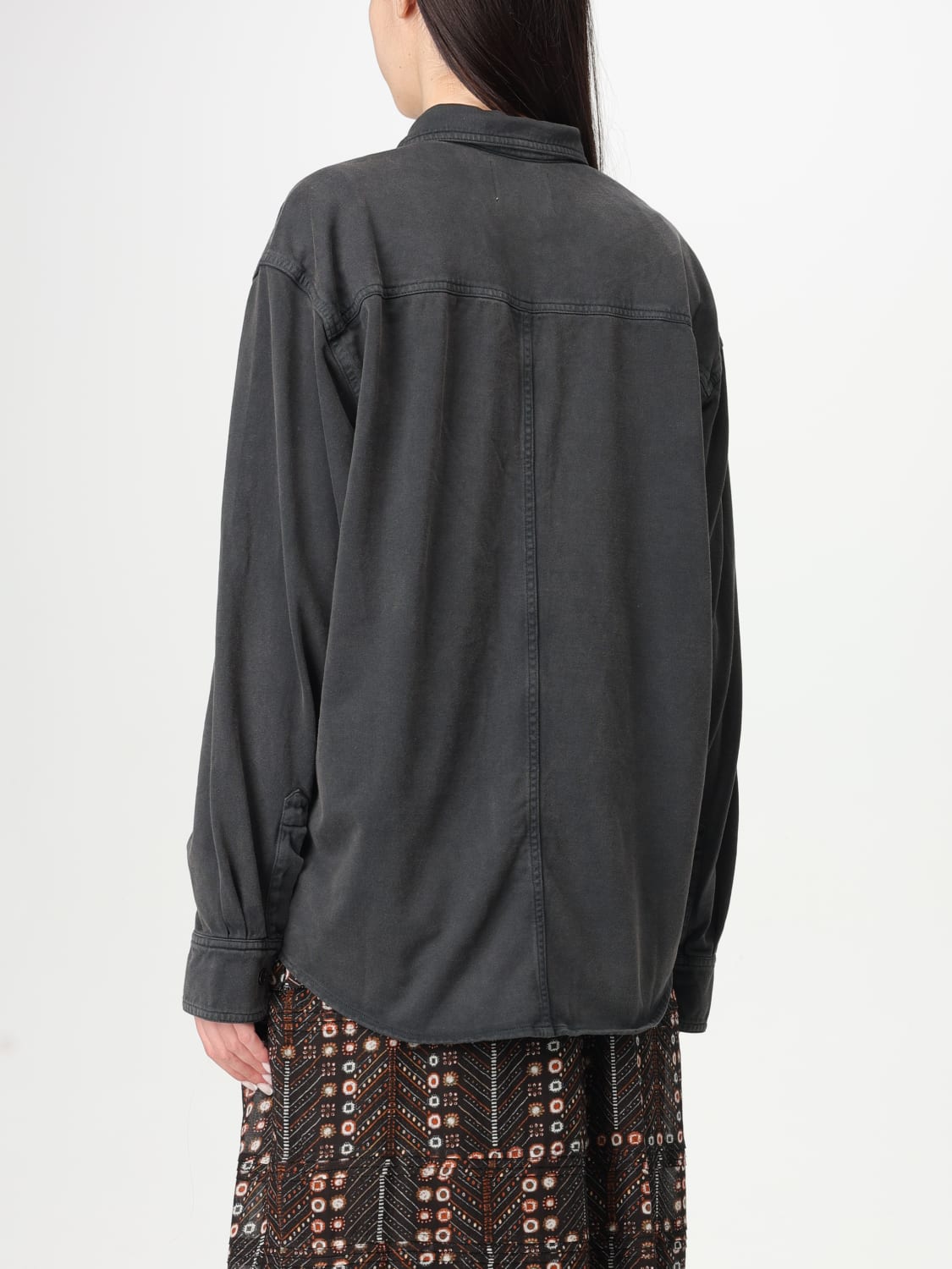 ISABEL MARANT ETOILE HEMDBLUSE: Hemdbluse damen Isabel Marant Etoile, Schwarz - Img 3