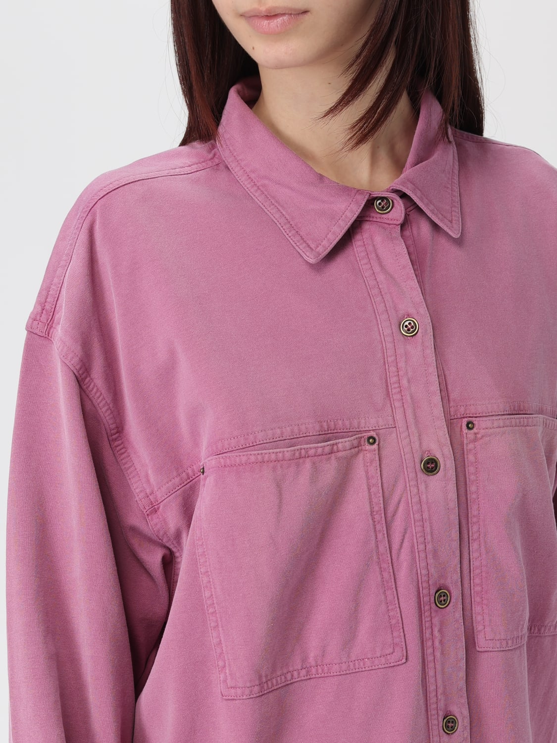 ISABEL MARANT ETOILE HEMDBLUSE: Hemdbluse damen Isabel Marant Etoile, Pink - Img 4