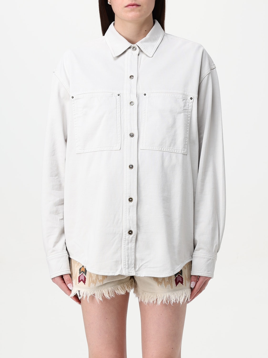 ISABEL MARANT ETOILE CAMISA: Camisa mujer Isabel Marant Etoile, Crudo - Img 1