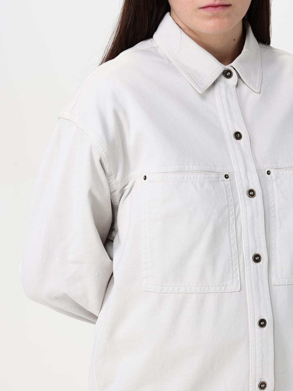 ISABEL MARANT ETOILE CAMISA: Camisa mujer Isabel Marant Etoile, Crudo - Img 4