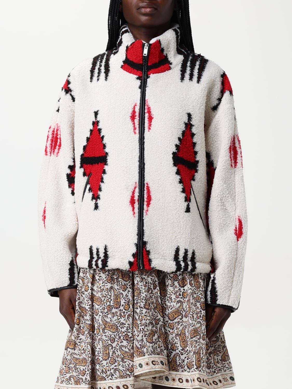 ISABEL MARANT|JACKETS (IVANA (MA0376FA C1C02E ECRD)) ISABEL MARANT ETOILE: Jacket woman - Ecru | Isabel Marant