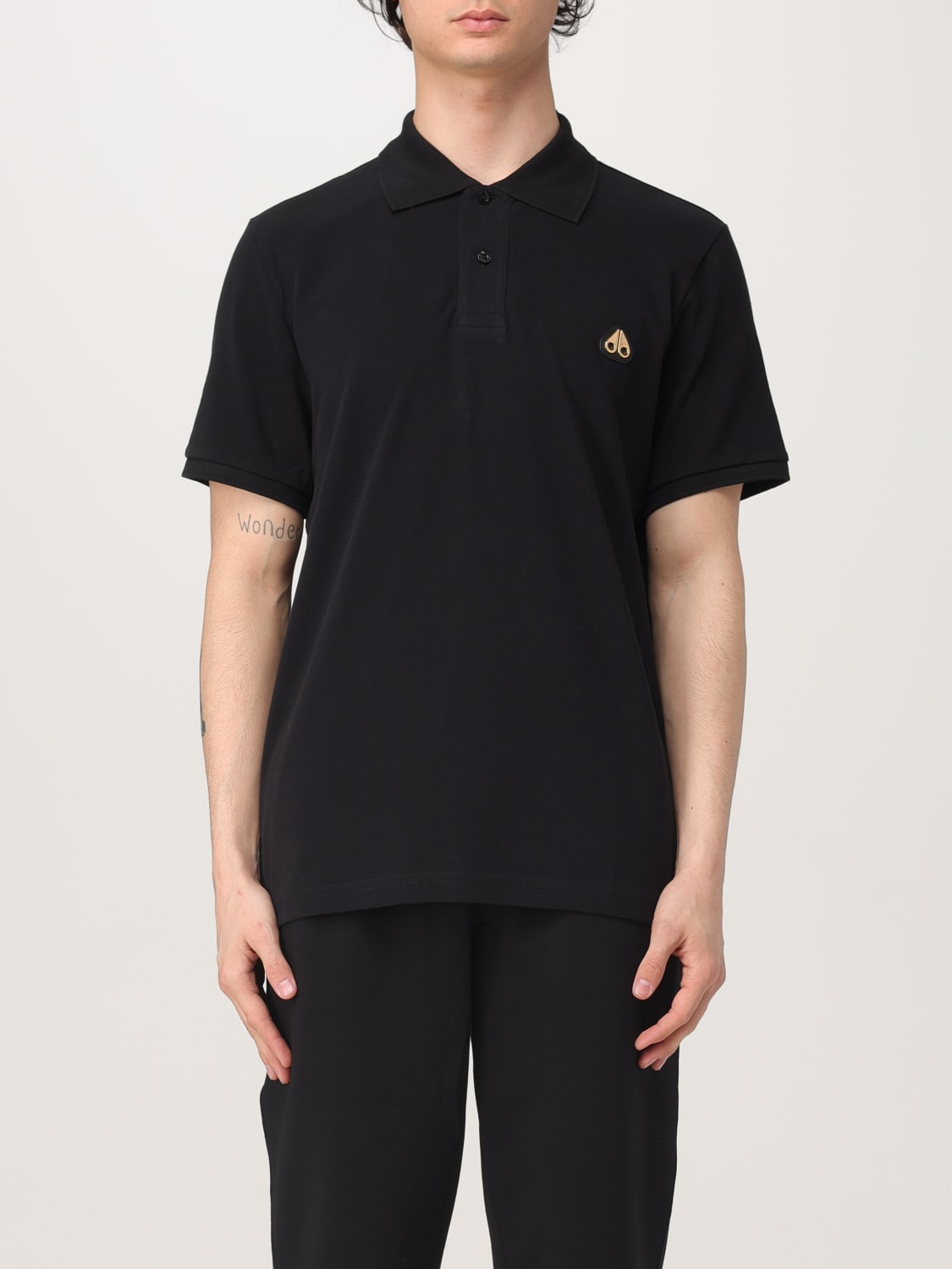 MOOSE KNUCKLES POLO SHIRT: Polo shirt men Moose Knuckles, Black - Img 1