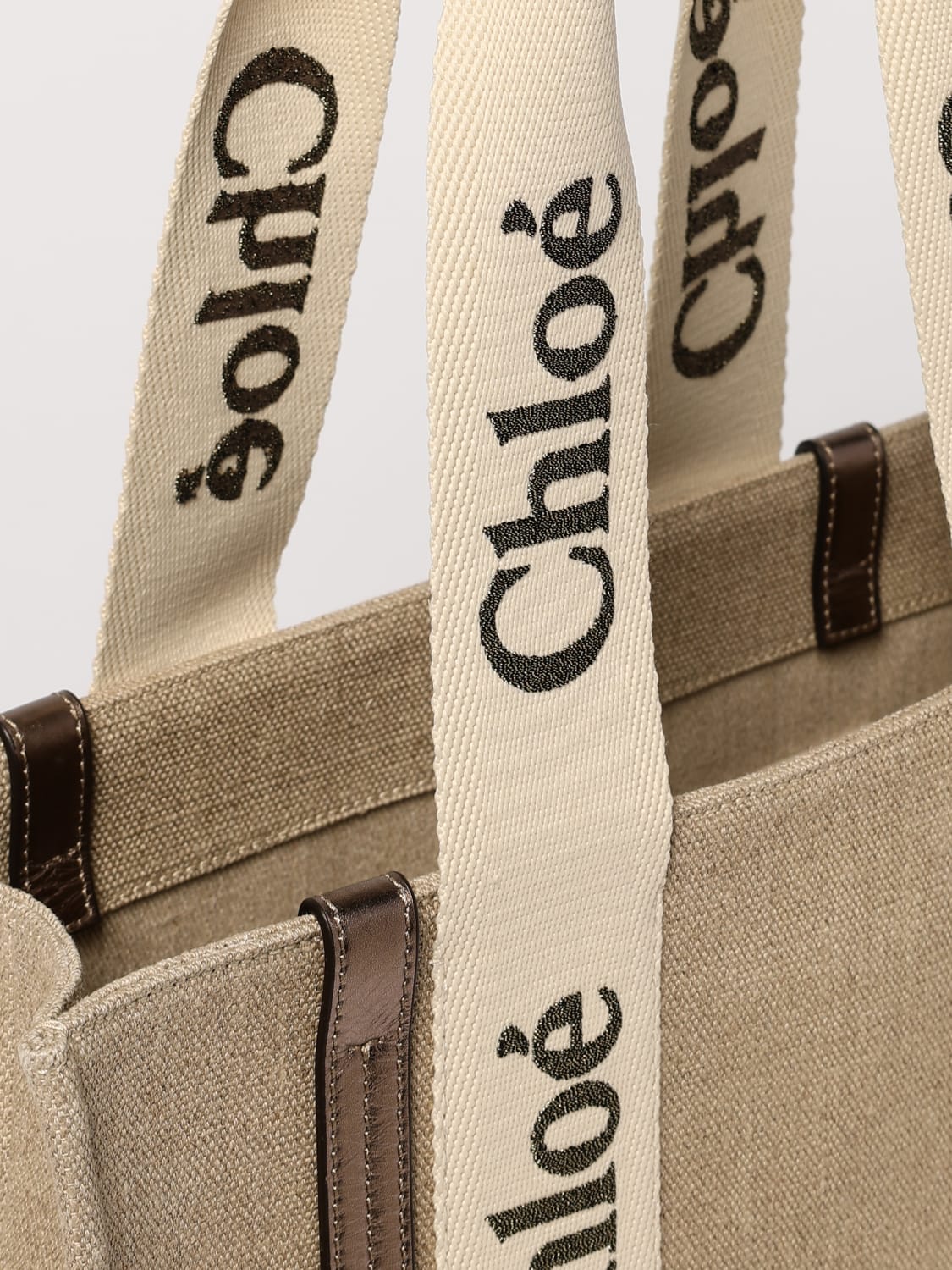 トートバッグ CHLOE Woman Tote bags Grey CHC25SS383O81 074 CHLOÉ: Shoulder bag woman - Grey | Chloé tote bags