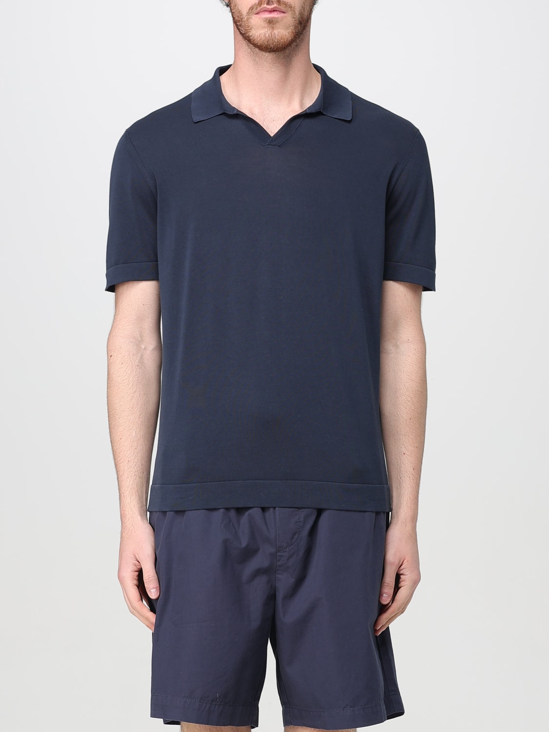 DRUMOHR POLO SHIRT: Polo shirt men Drumohr, Blue - Img 1