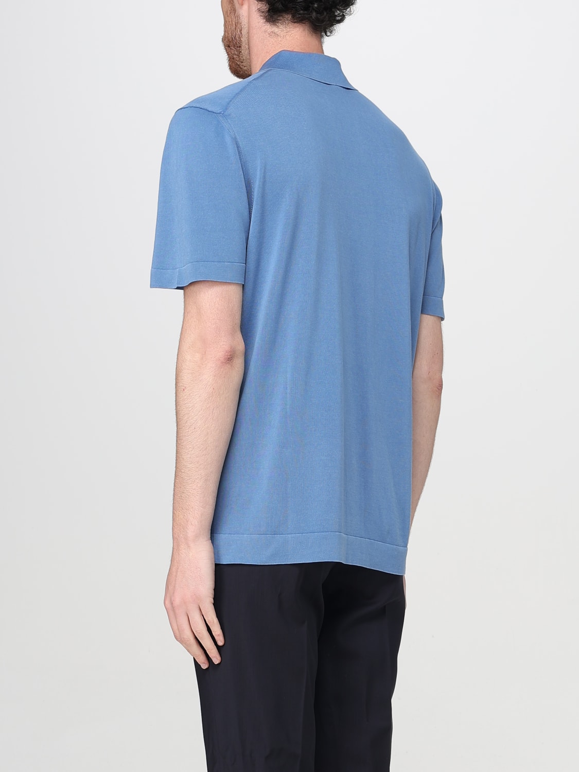 DRUMOHR POLO SHIRT: Polo shirt men Drumohr, Gnawed Blue - Img 2