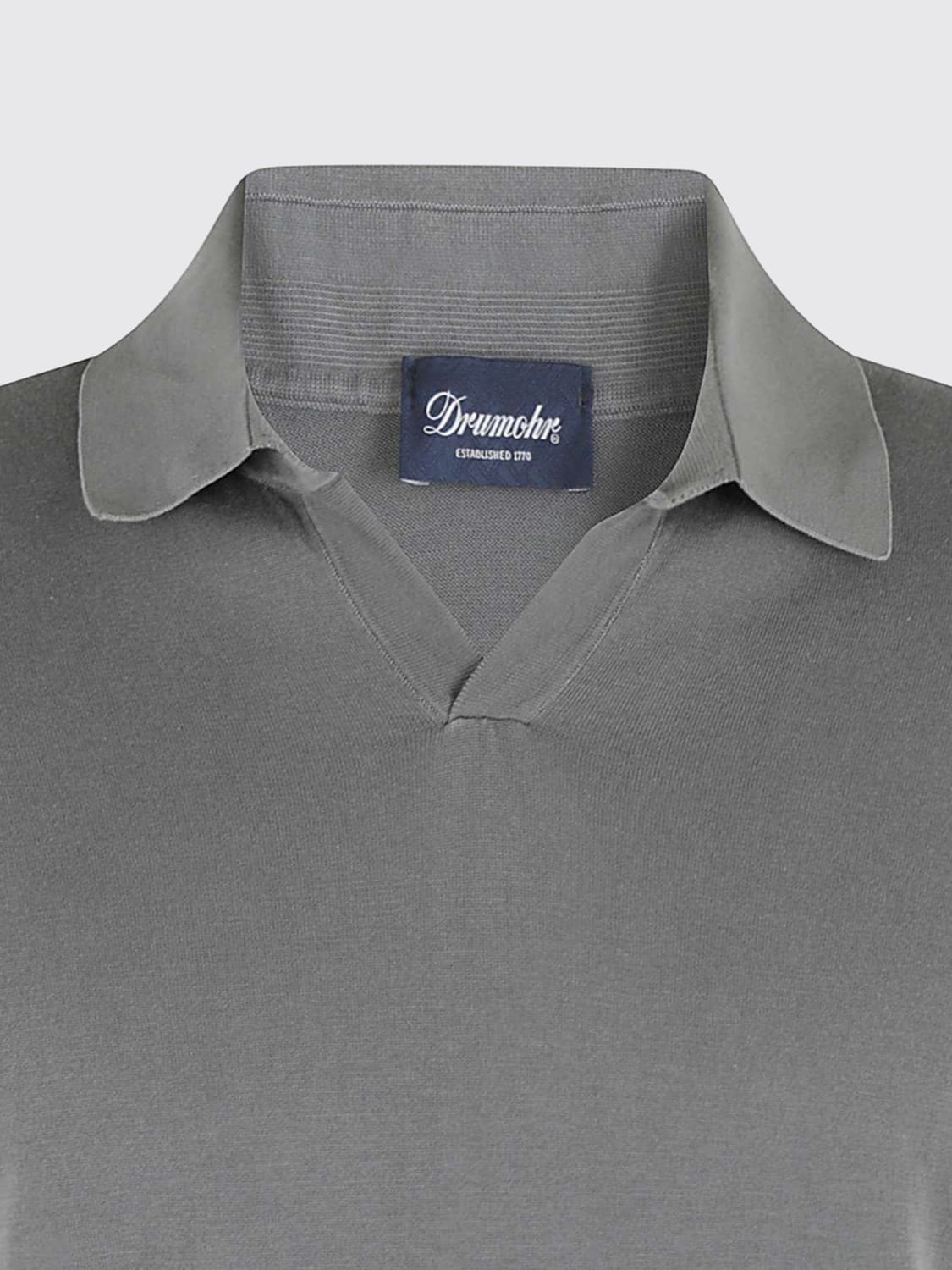 DRUMOHR POLO SHIRT: Polo shirt men Drumohr, Grey - Img 3