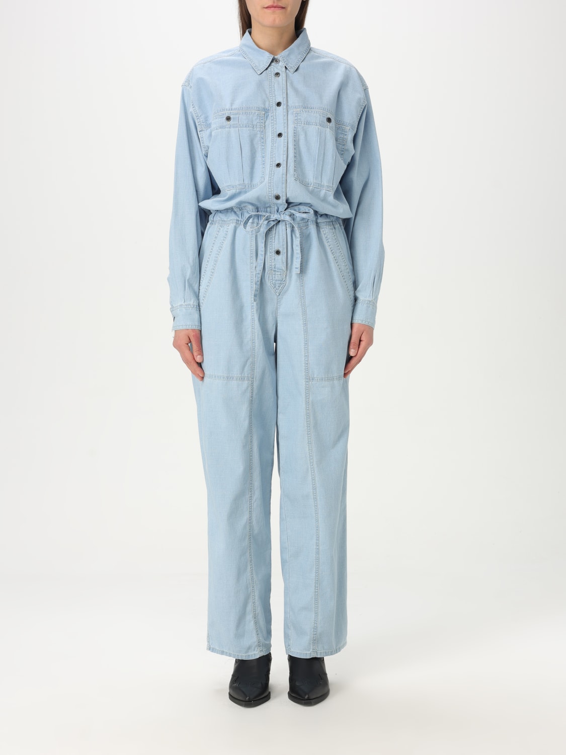 オールインワン・サロペット ISABEL MARANT ETOILE Woman Jumpsuits Blue CB0074FAC1I01E ISABEL MARANT ETOILE: Jumpsuits woman - Blue | Isabel Marant