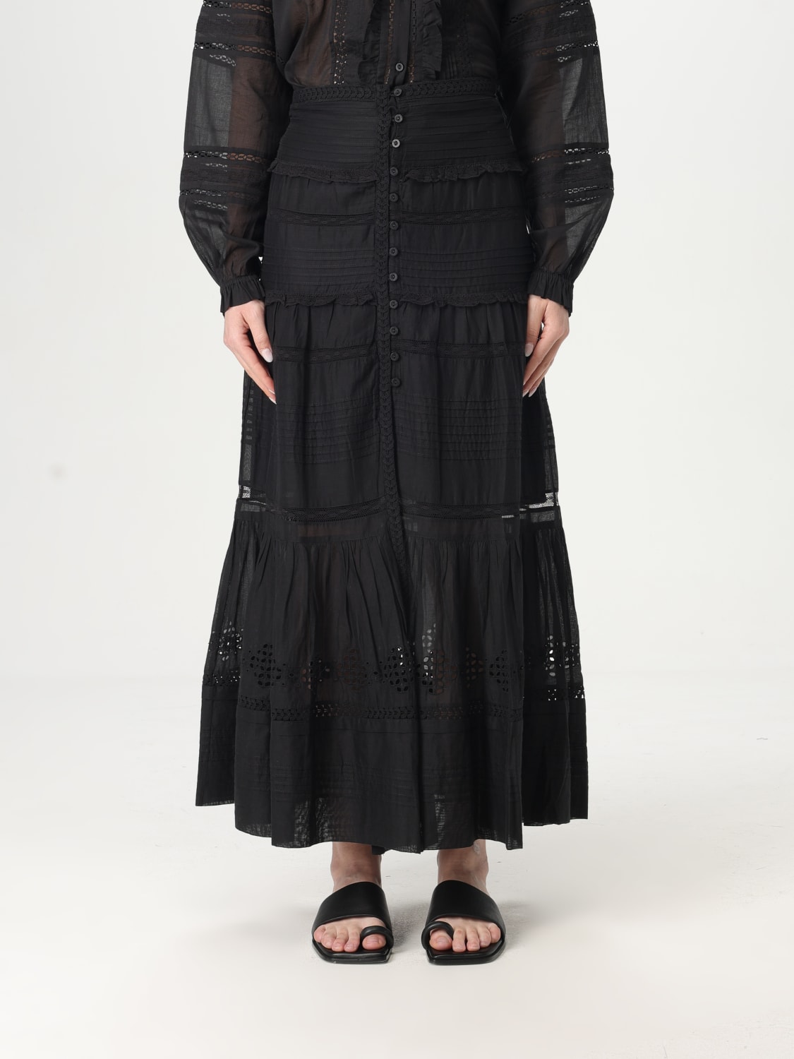 ISABEL MARANT ETOILE: Skirt woman - Black | Isabel Marant
