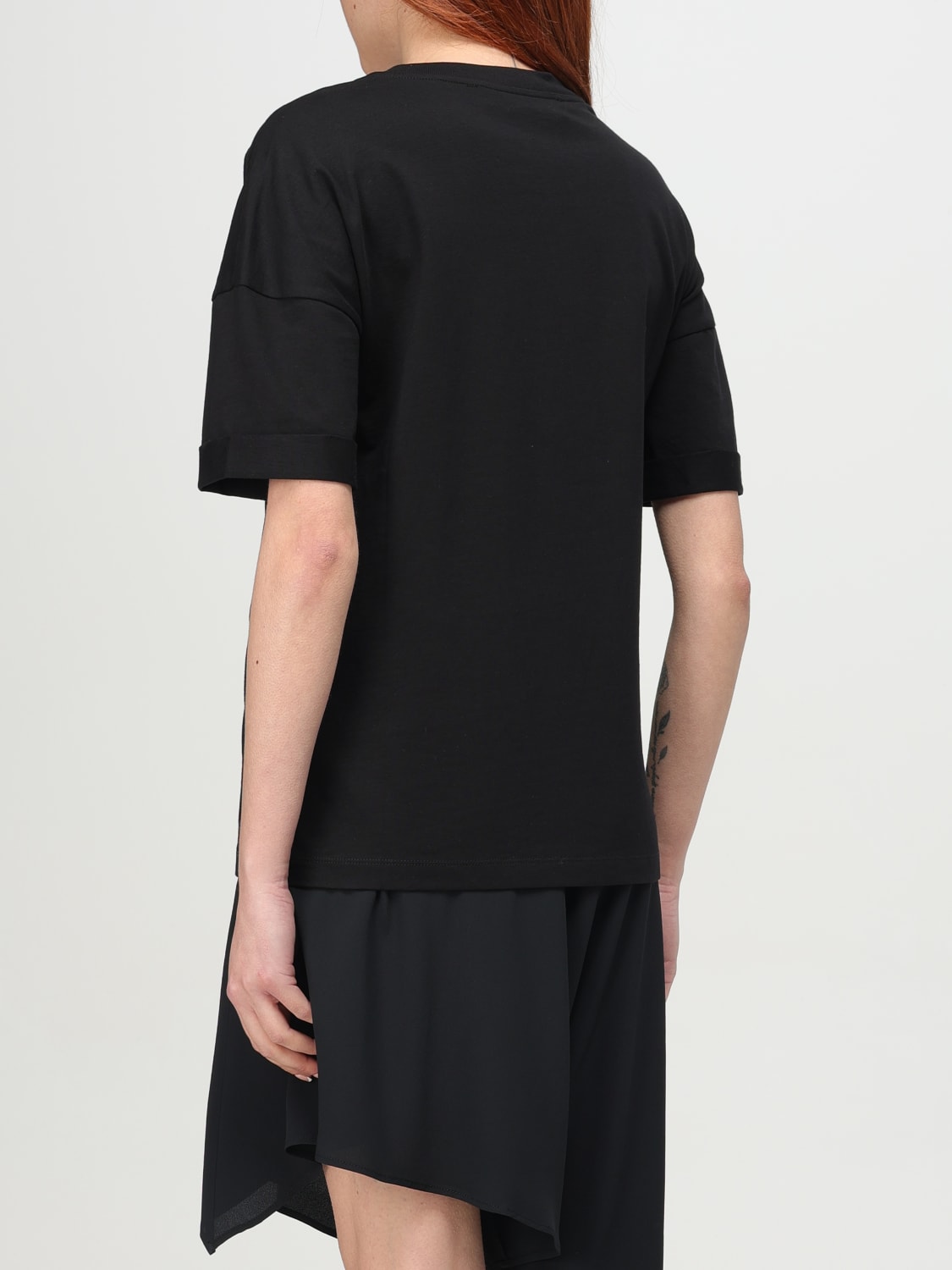 FEDERICA TOSI T-SHIRT: T-shirt damen Federica Tosi, Schwarz - Img 2