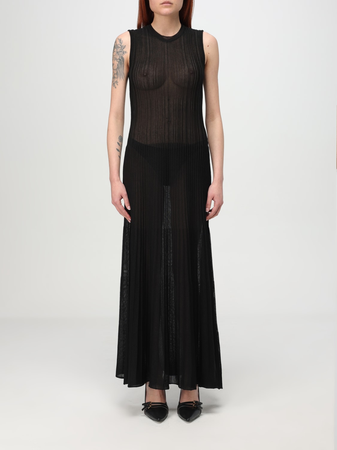 FEDERICA TOSI DRESS: Dress woman Federica Tosi, Black - Img 1