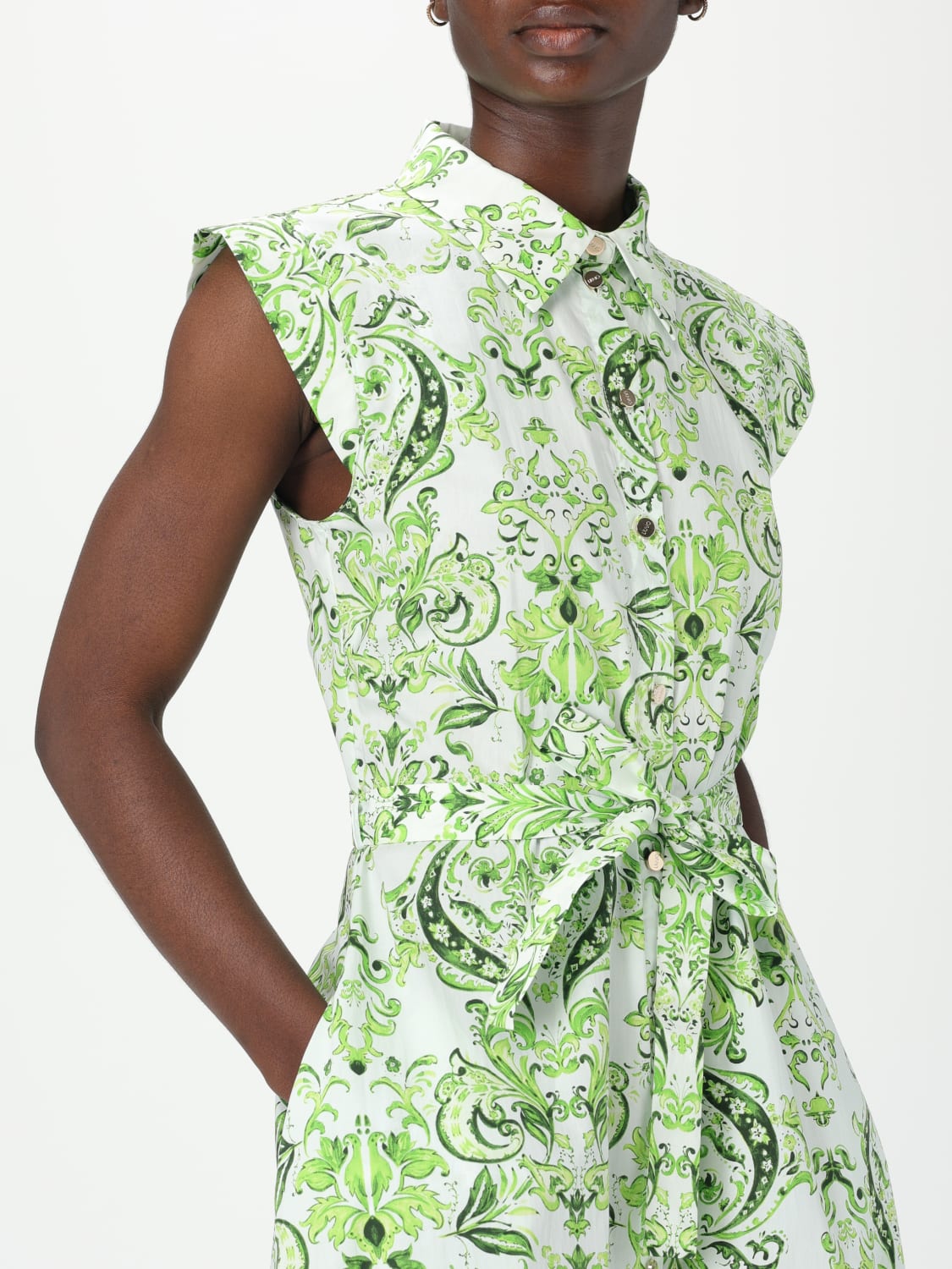 LIU JO: Dress woman - Acid Green | Liu Jo dress WA5357T4853