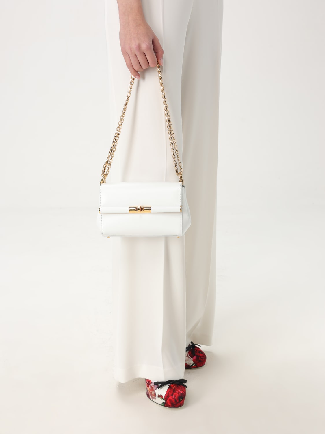 DOLCE & GABBANA MINITASCHE: Umhängetasche damen Dolce & Gabbana, Weiß - Img 2