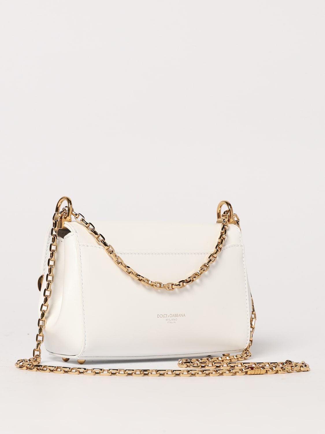 DOLCE & GABBANA MINITASCHE: Umhängetasche damen Dolce & Gabbana, Weiß - Img 3