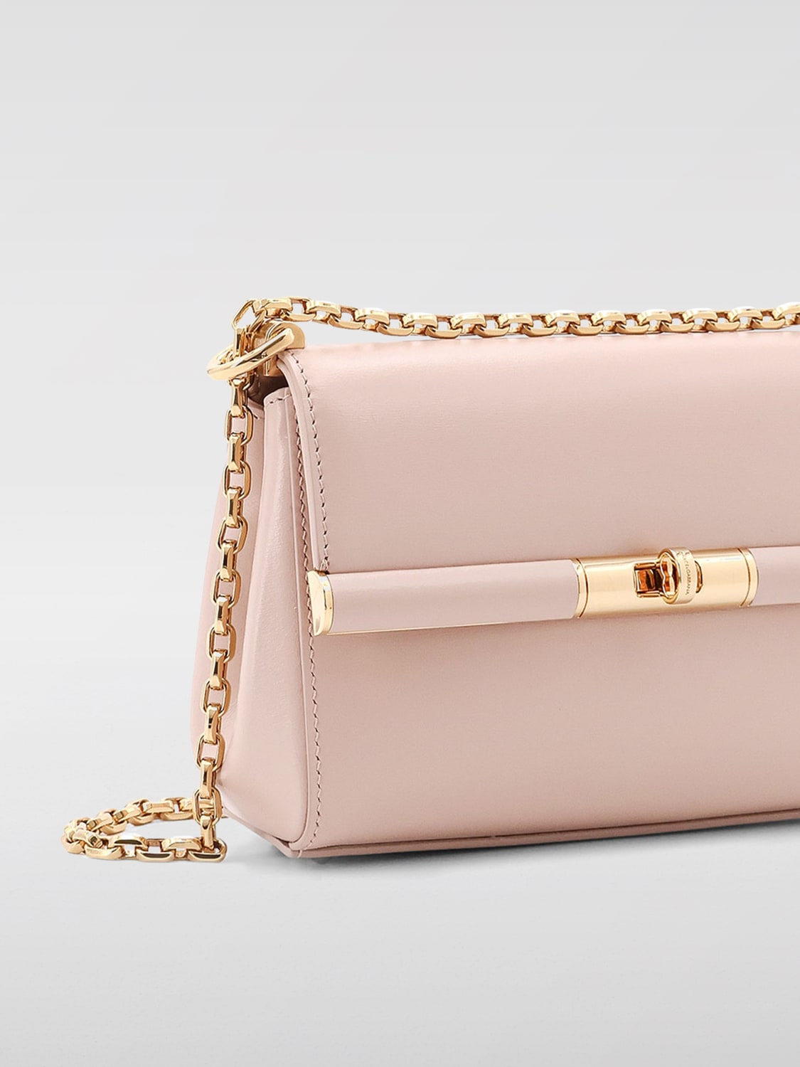 DOLCE & GABBANA BORSA MINI: Borsa City Mini Marlene Dolce & Gabbana in pelle palmellata , Rosa - Img 3