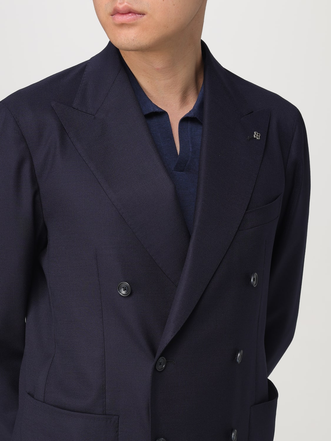 TAGLIATORE JACKET: Tagliatore men's blazer, Blue - Img 4