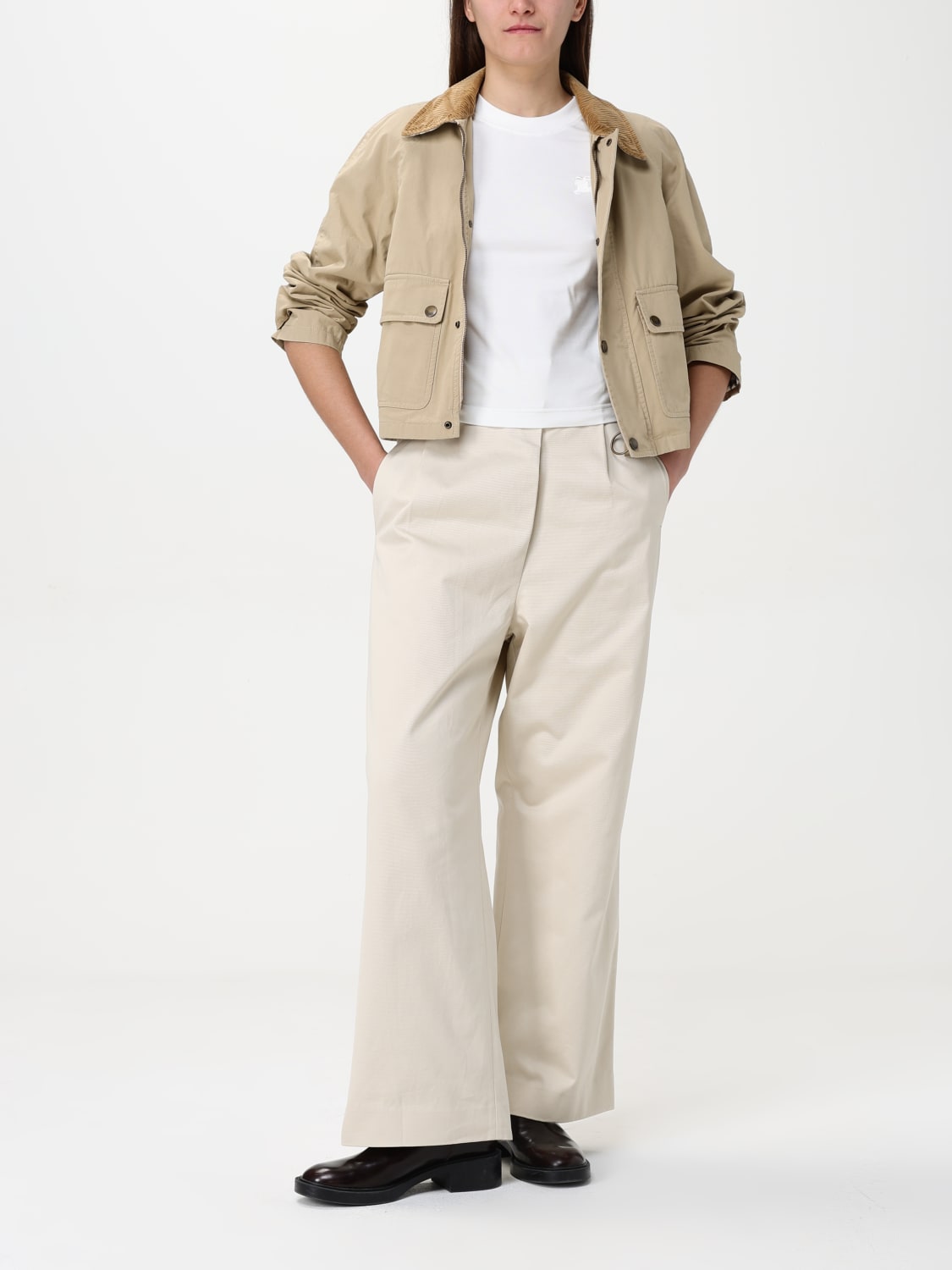 ジャケット BURBERRY Women Jackets 8105513 A1435 BEIGE BURBERRY: Jacket woman - Beige | Burberry jacket 8105513
