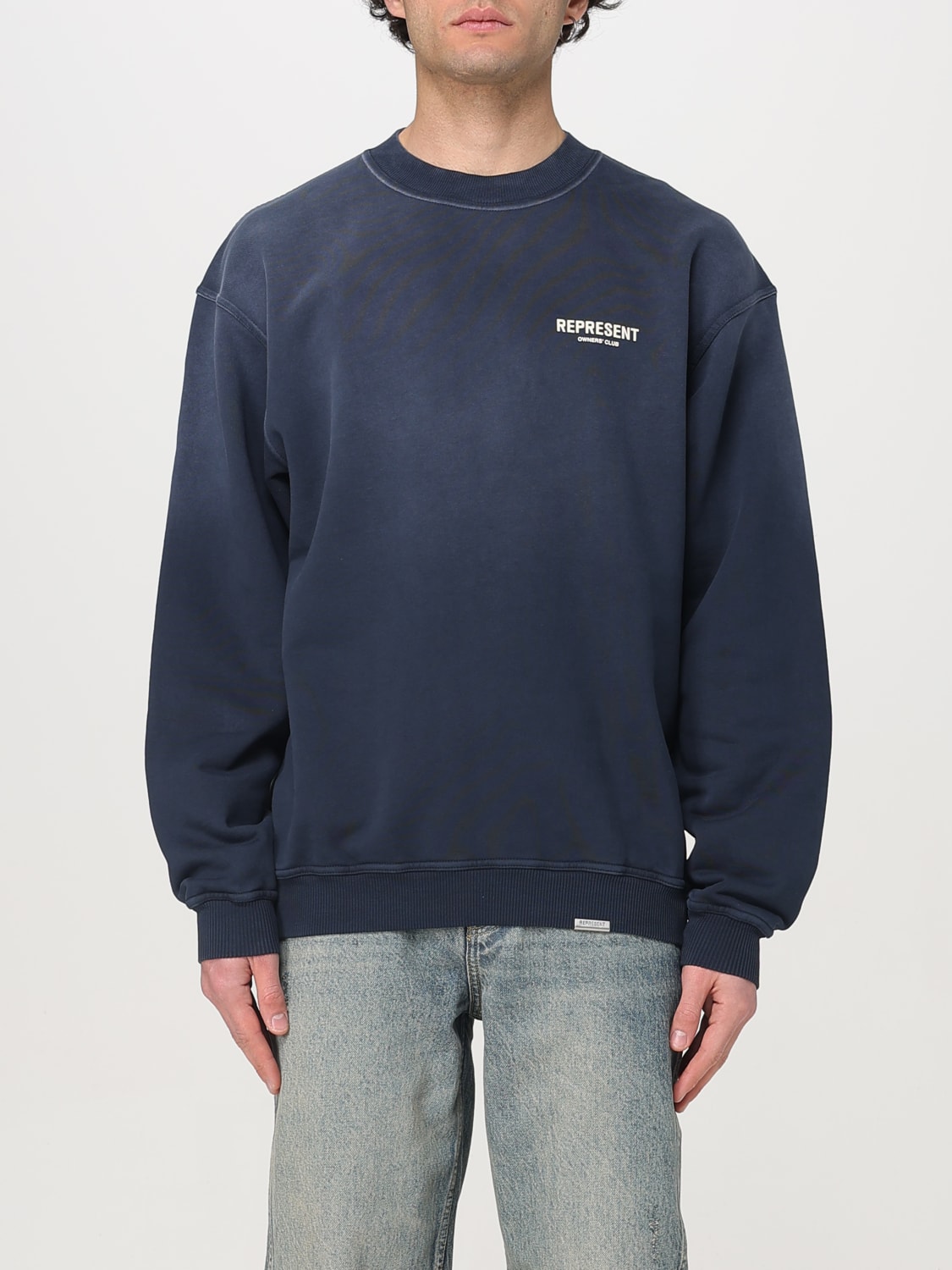 スウェット・トレーナー REPRESENT SWEATSHIRTS (OCM41115 001) REPRESENT：スウェットシャツ メンズ - ブルー | GIGLIO.COM