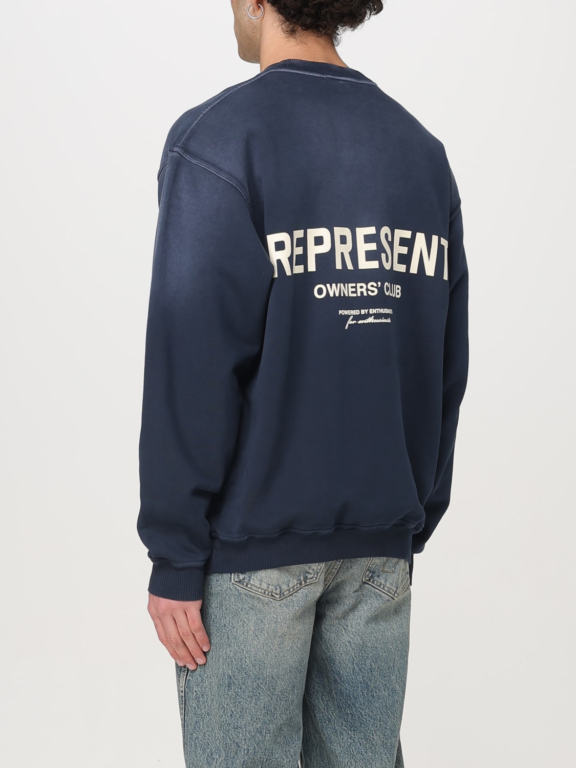 スウェット・トレーナー REPRESENT SWEATSHIRTS (OCM41115 001) REPRESENT：スウェットシャツ メンズ - ブルー | GIGLIO.COM