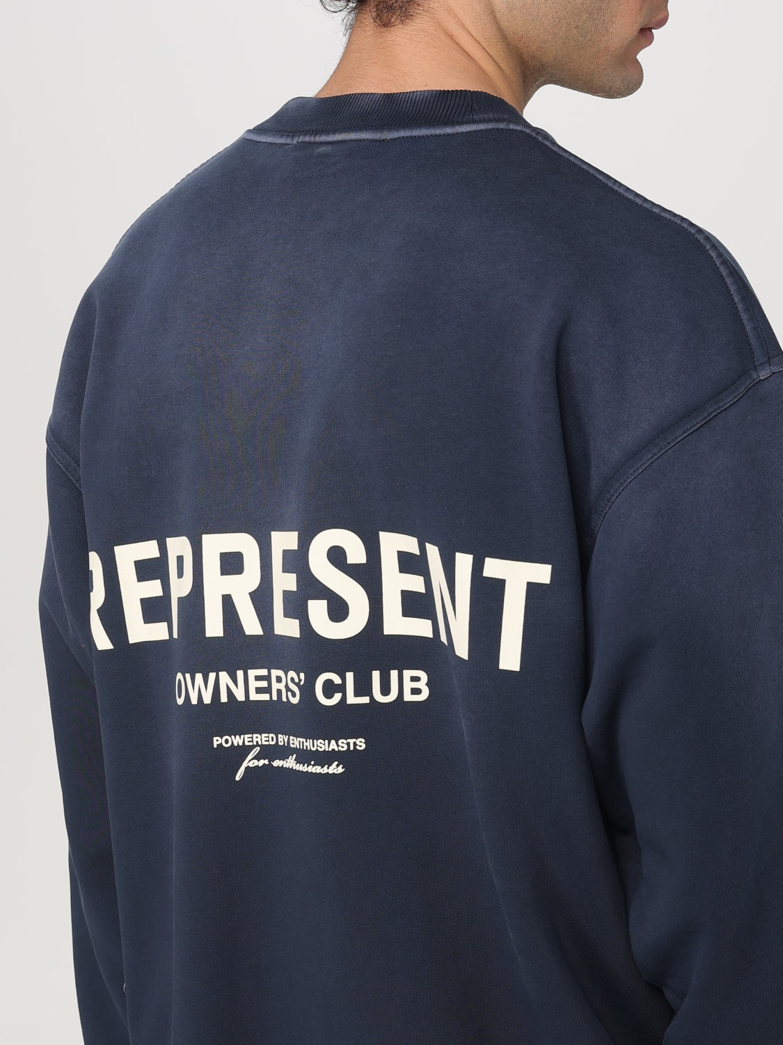 スウェット・トレーナー REPRESENT SWEATSHIRTS (OCM41115 001) REPRESENT:スウェットシャツ メンズ - ブルー | GIGLIO.COM