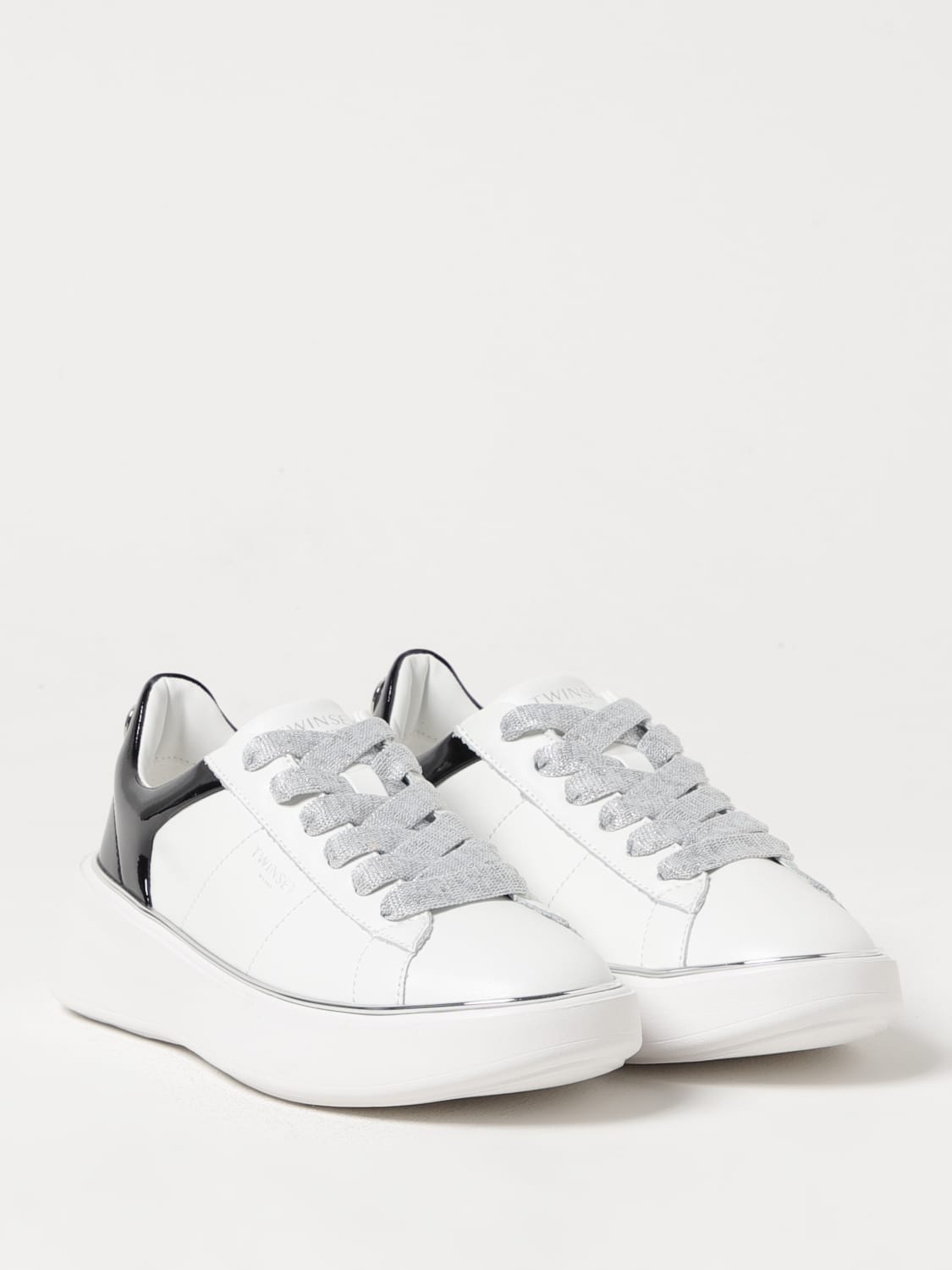 TWINSET ZAPATILLAS: Zapatillas mujer Twinset, Blanco 1 - Img 2