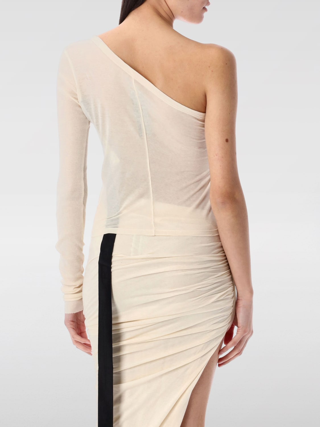 RICK OWENS DRKSHDW TOP: Top mujer Rick Owens Drkshdw, Beige - Img 2