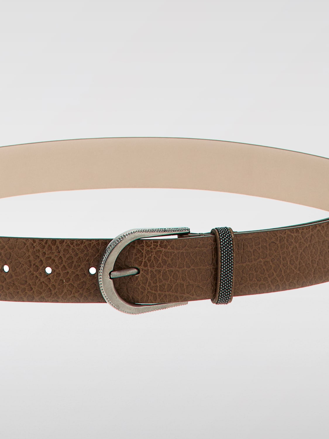 BRUNELLO CUCINELLI BELT: Belt woman Brunello Cucinelli, Brown - Img 3