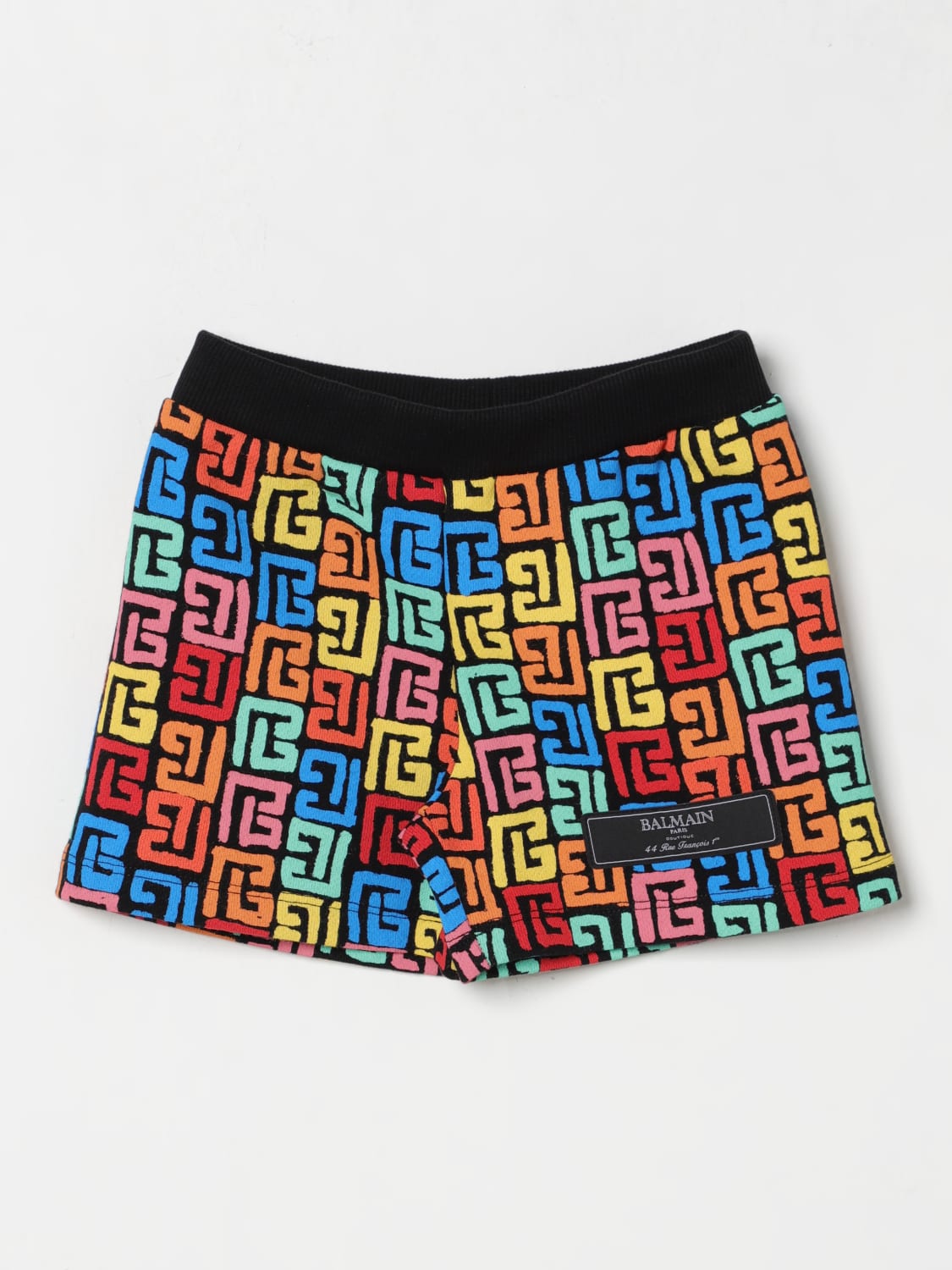 ショートパンツ BALMAIN Sequined shorts Balmain Sequined striped shorts Balmain