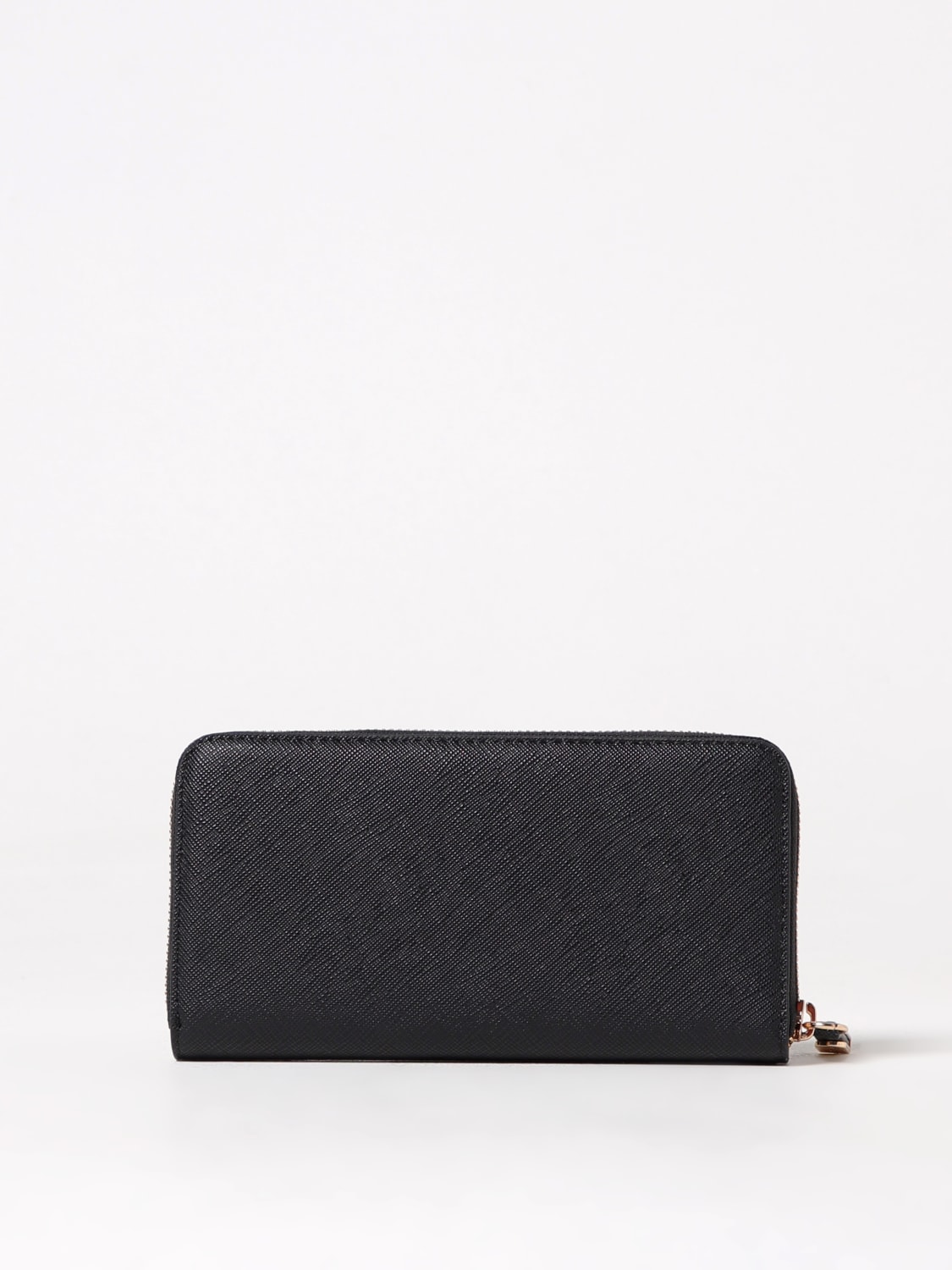 LIU JO PORTAFOGLIO: Portafoglio Liu Jo in pelle sintetica saffiano con logo , Nero - Img 3