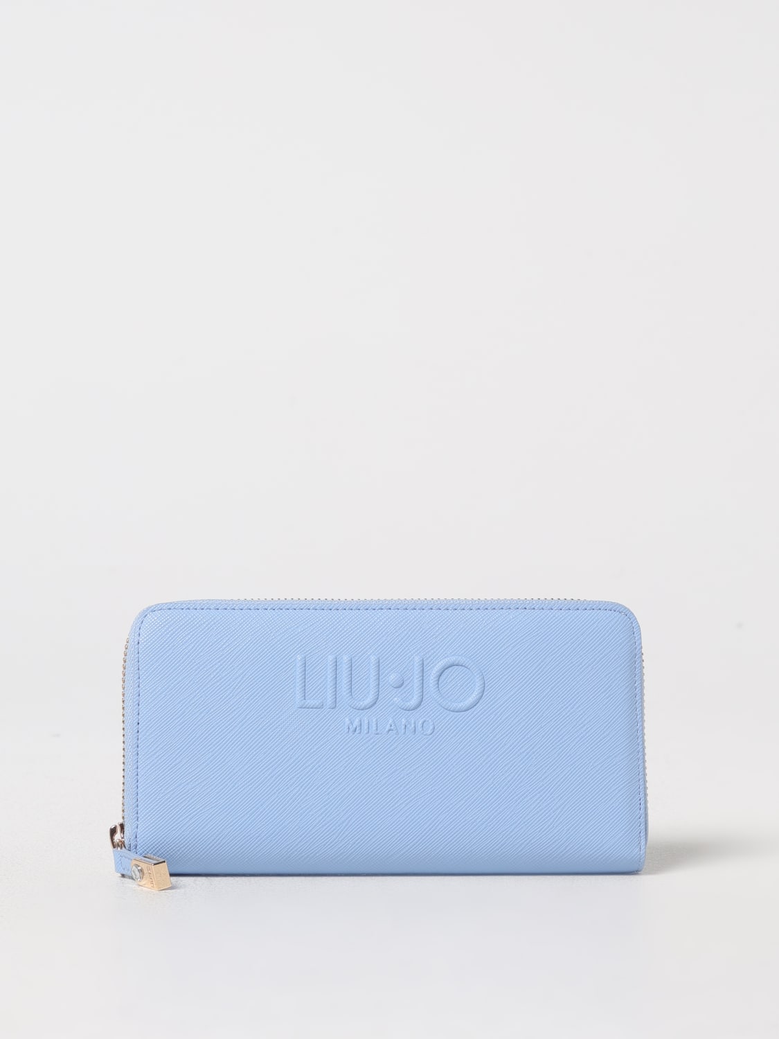 財布・小物その他 LIU JO Woman Wallet Gnawed Blue AA5155E0087 00120 LIU JO: Wallet woman - Gnawed Blue | Liu Jo wallet