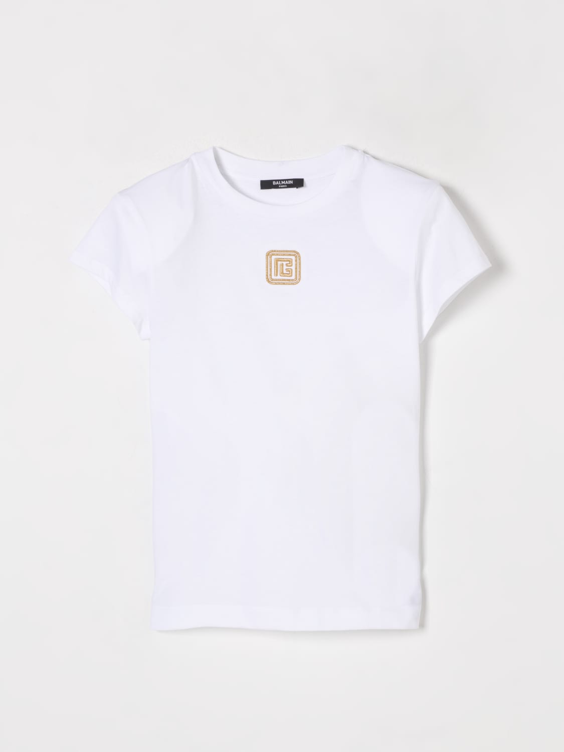 BALMAIN T-SHIRT: T-shirt kids Balmain, White - Img 1