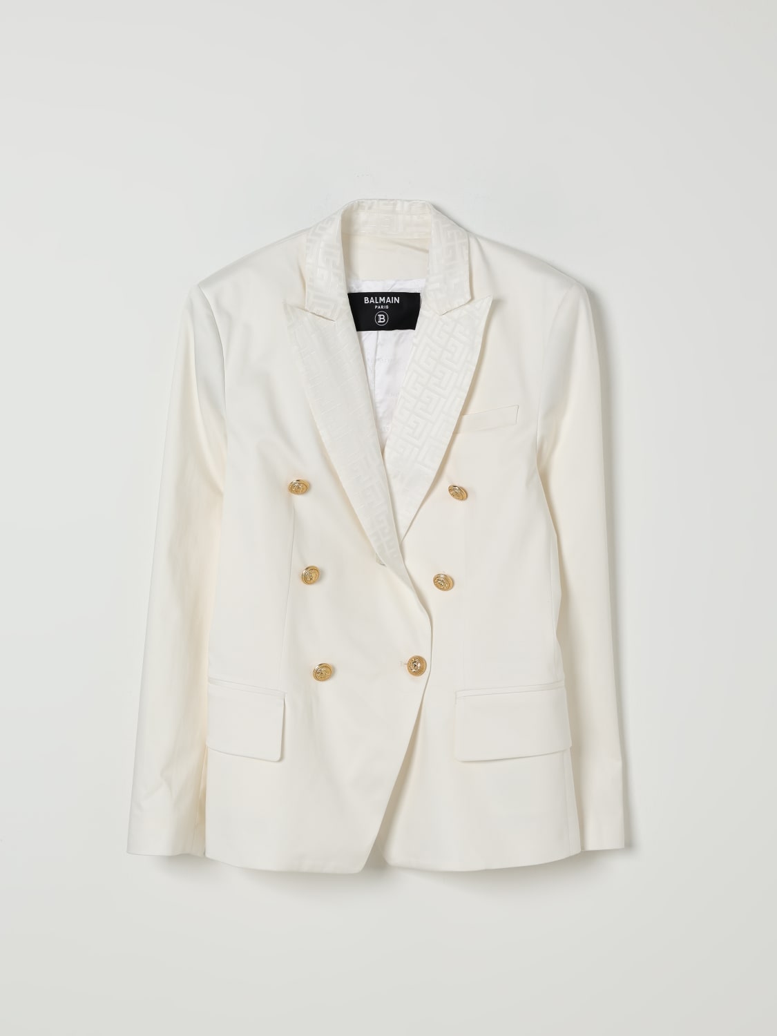 BALMAIN JACKET: Balmain boys' blazer, White - Img 1