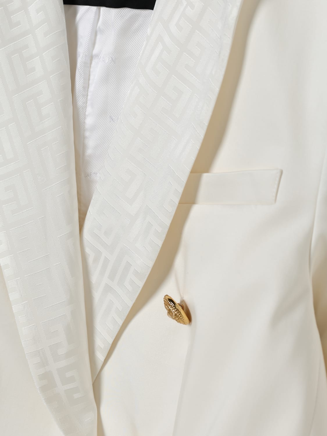 BALMAIN JACKET: Balmain boys' blazer, White - Img 3