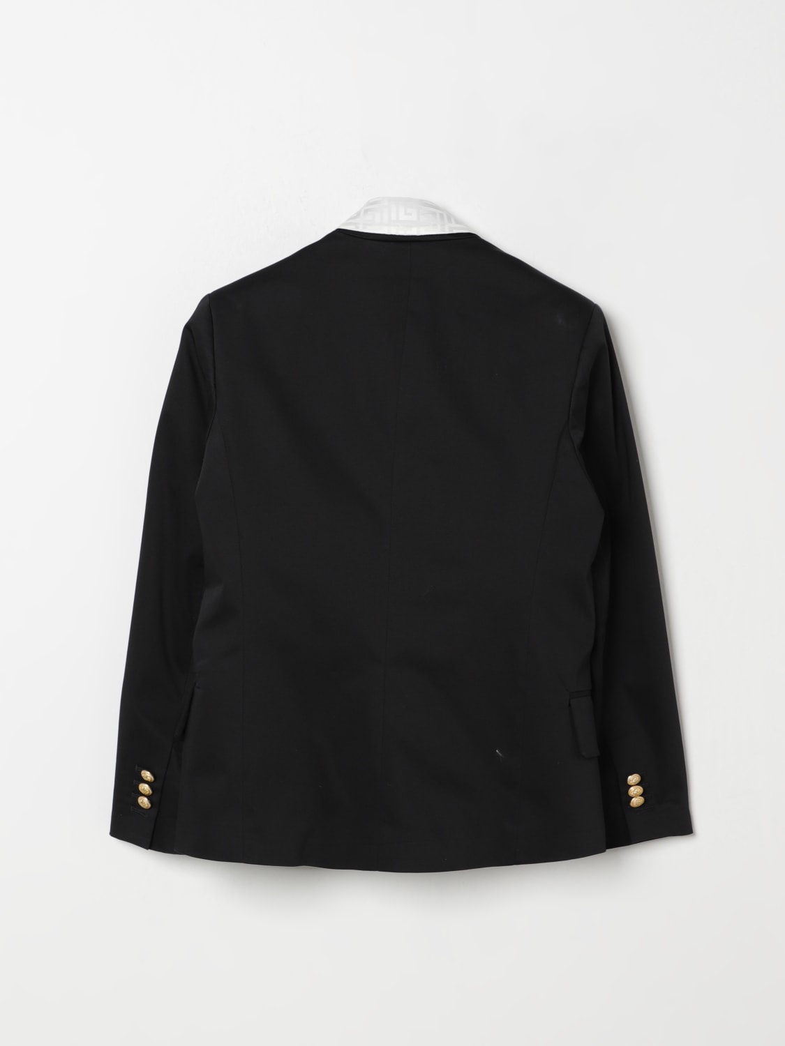 BALMAIN GIACCA: Blazer a doppiopetto Balmain, Nero - Img 2