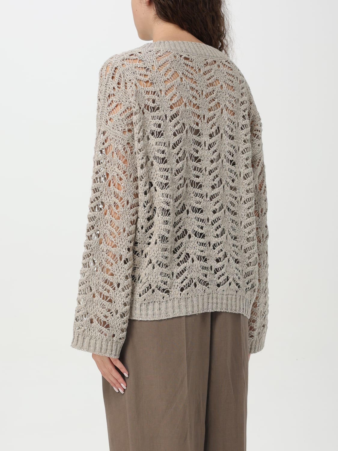 BRUNELLO CUCINELLI：カーディガン レディース - ベージュ